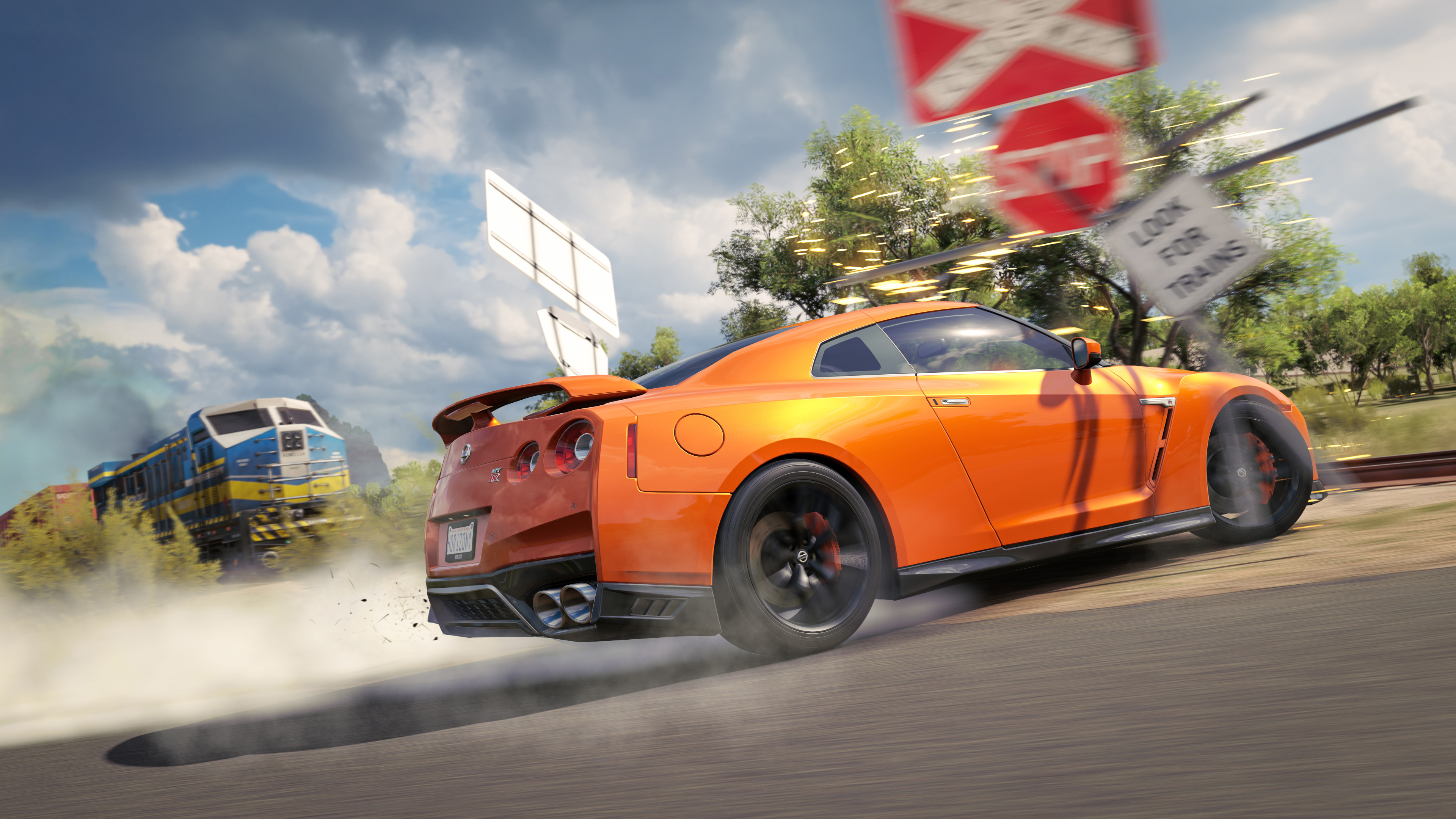 Forza Horizon Nissan Gtr Drift 4k HD Games Wallpaper Image Photos And