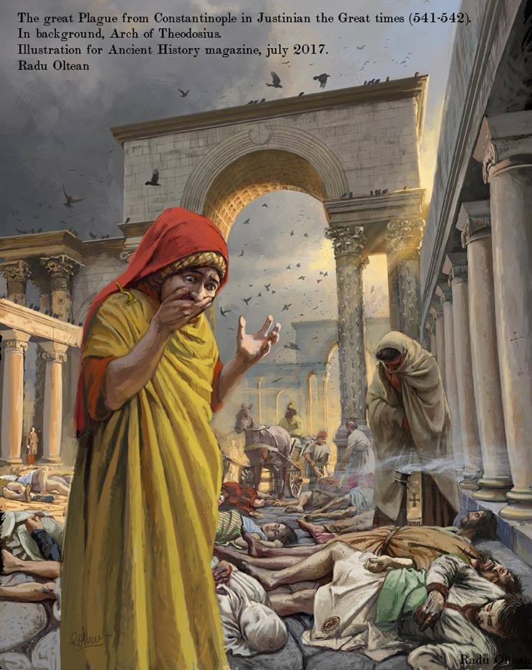 The Great Plague From Constantinople In Justinian Times