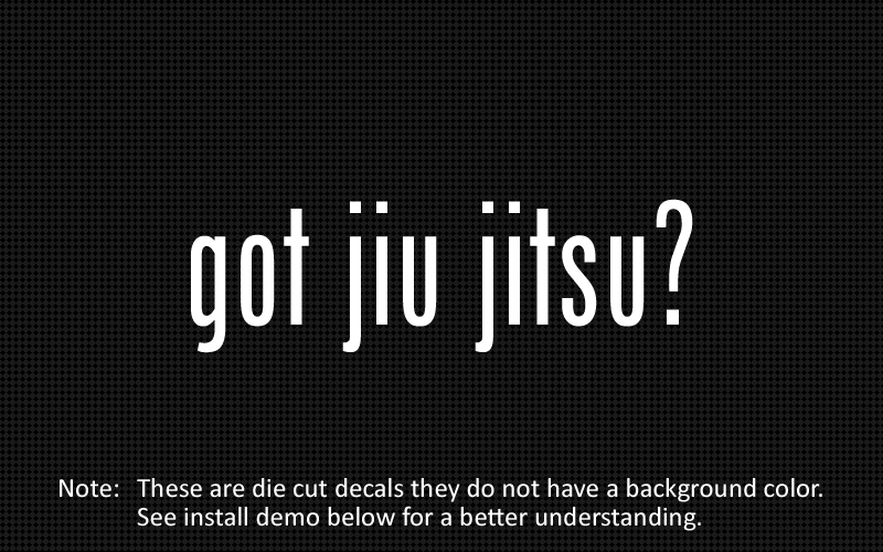 Details About 2x Got Jiu Jitsu Sticker Die Cut Decal Vinyl