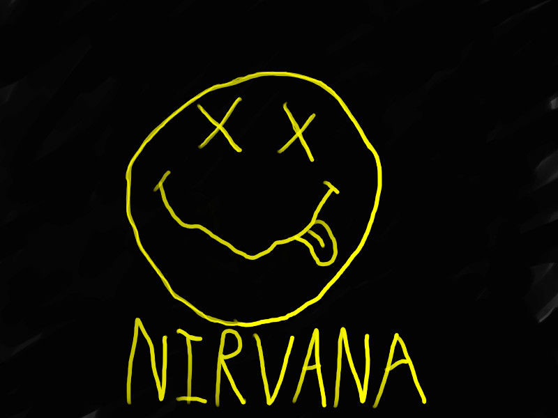 Nirvana Smiley Face Wallpaper Nirvana Smiley Face Logo