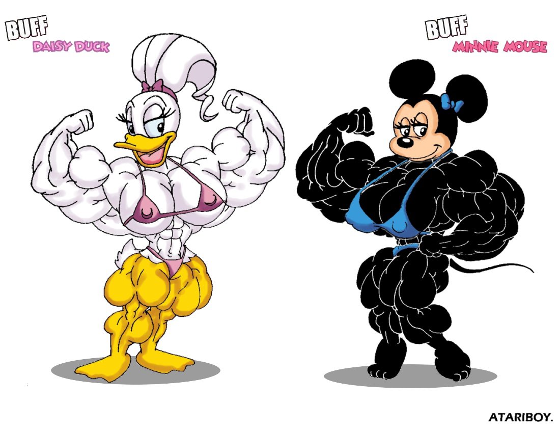 Minnie And Daisy Super Sized By Atariboy2600