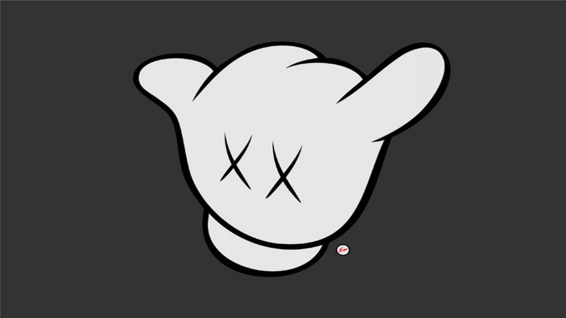 Kaws Companion Hand Cartoon Wallpaper