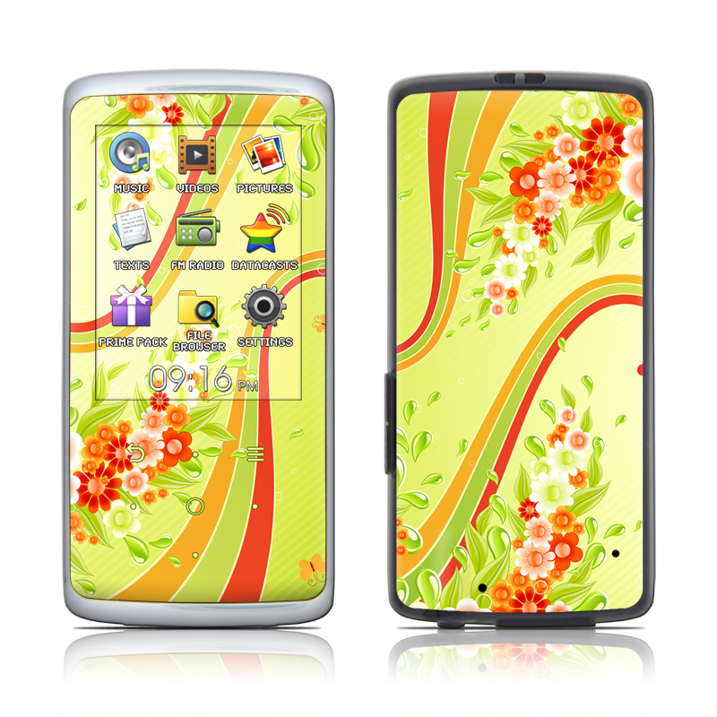 Flower Splash Samsung Q2 Skin Covers For Custom Style And