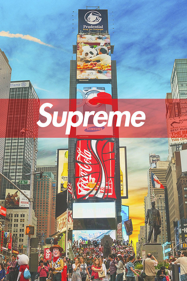 44 Supreme New York Iphone Wallpaper On Wallpapersafari