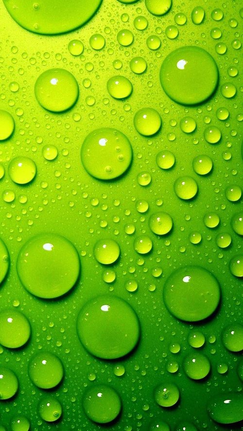 Lime Green Rain Drops iPhone Wallpaper Wallpaper Pinterest