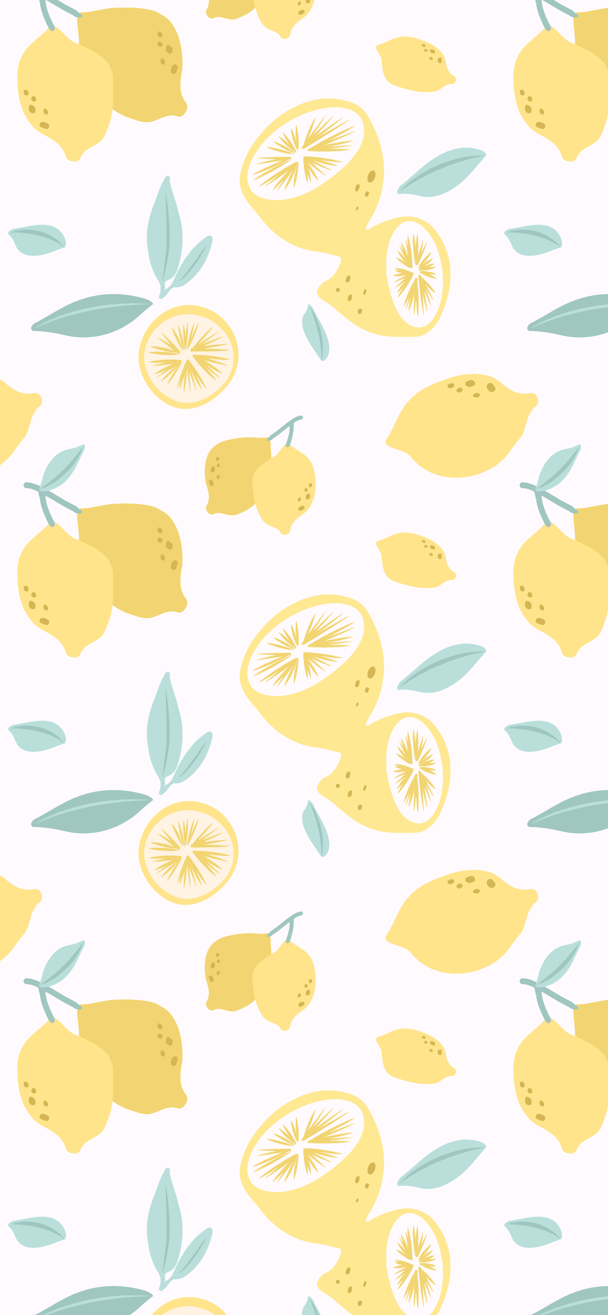 Lemons iPhone Wallpaper Cute Summer Simple