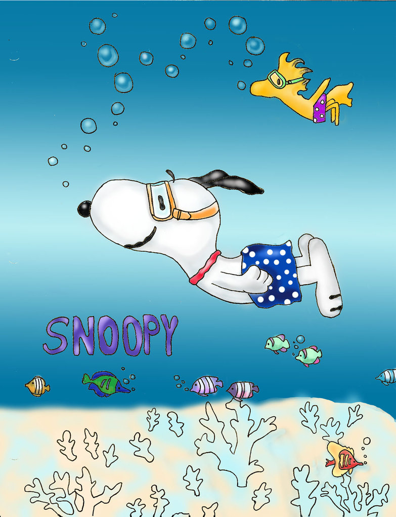 Snoopy Wallpaper Summer on WallpaperSafari