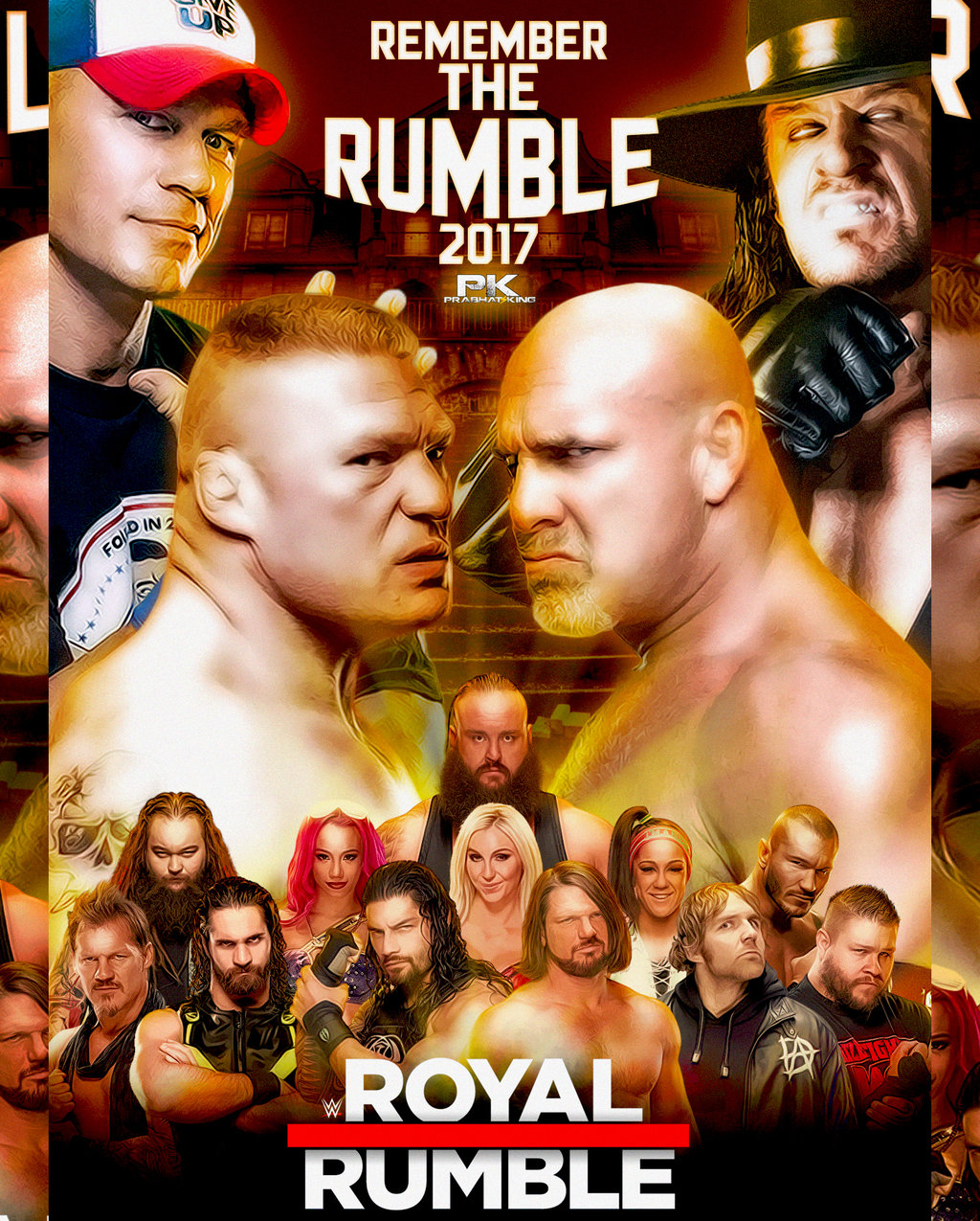 Wwe Royal Rumble Poster By Prabhatking01