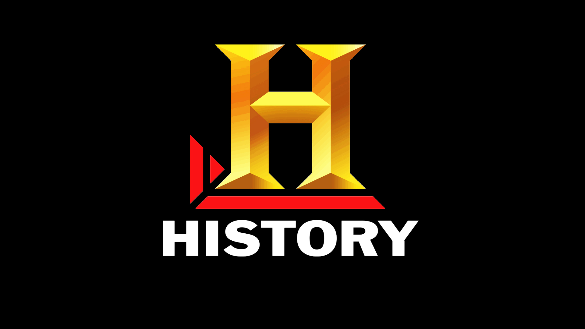 The History Channel Black logo wallpaper background