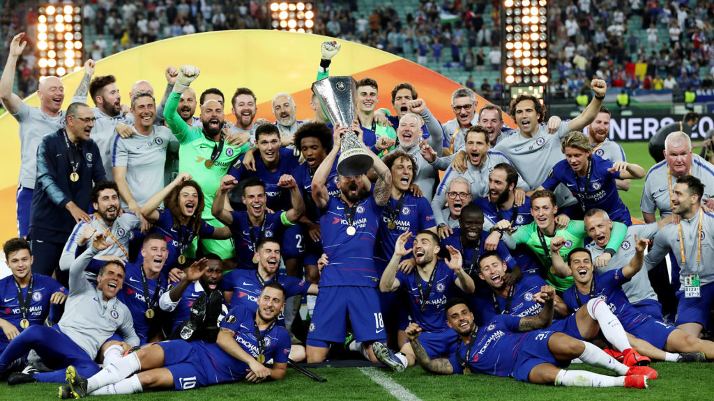 Chelsea Fc Winning Europa League Champions