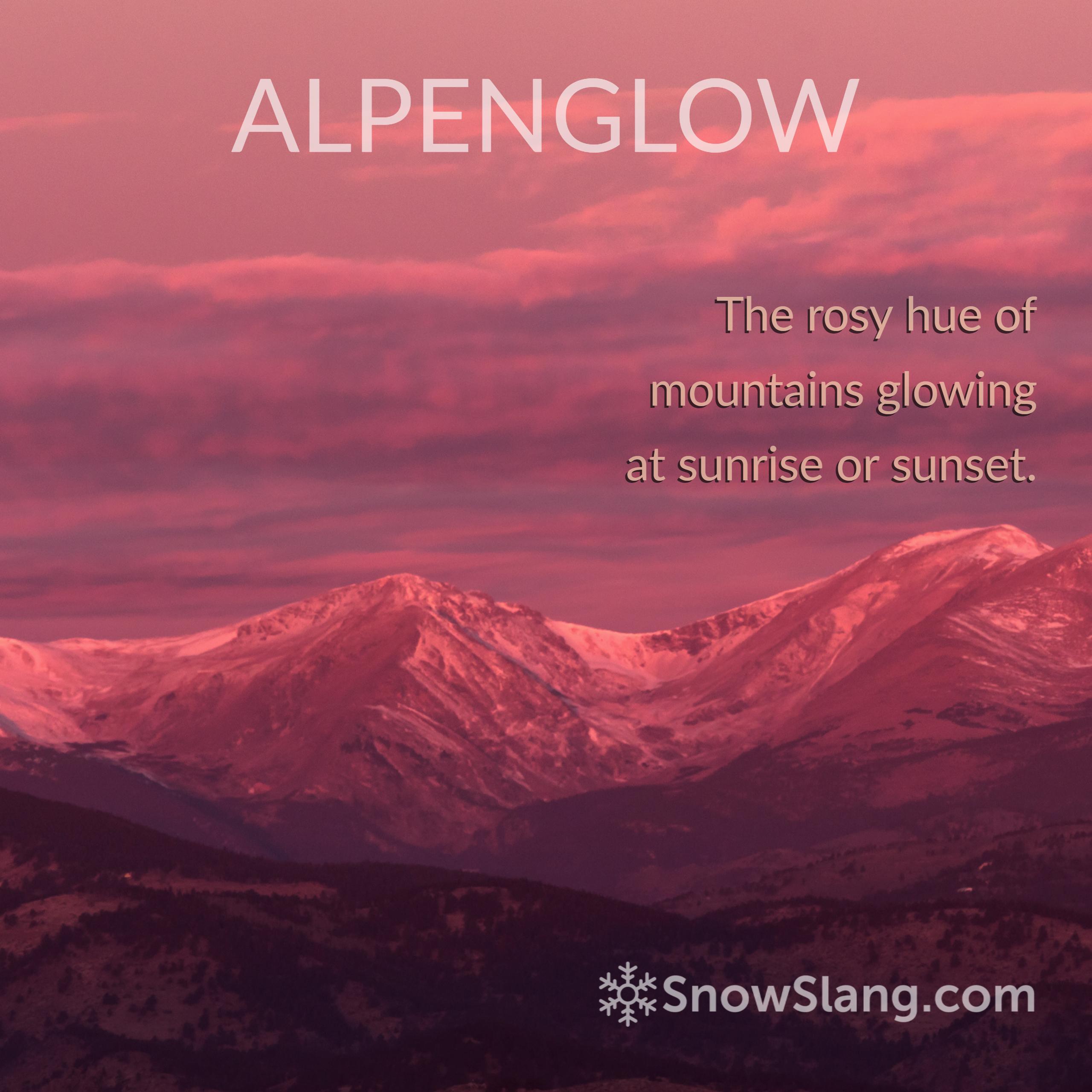 Alpenglow Photos Definition And Cause Snowslang