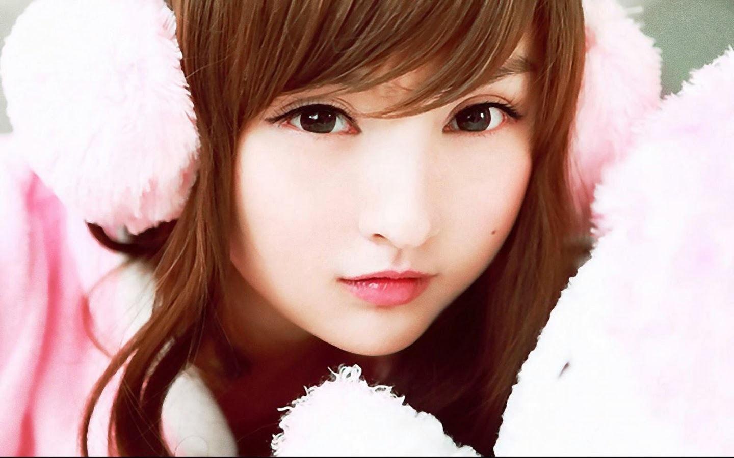 Asian Girl Cute Eyes Lips HD Wallpaper Widescreen A551