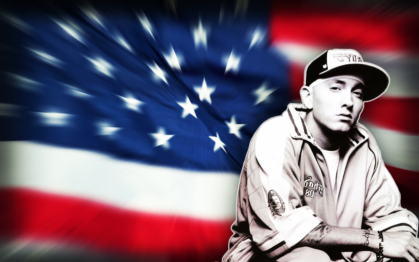 Eminem Usa Puter Wallpaper Desktop Background Id