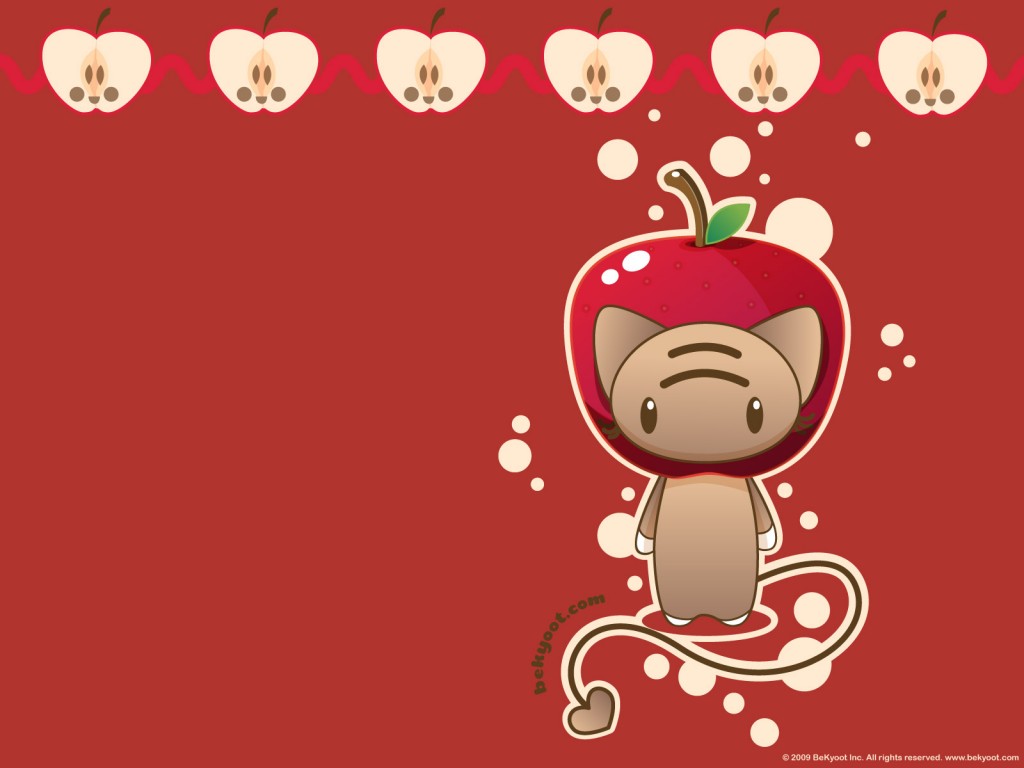 Cute Red Wallpaper Background