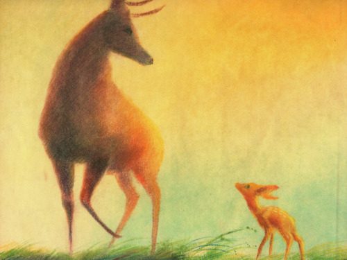 Bambi Deer Concept Art Disney Tyrus Wong Animation