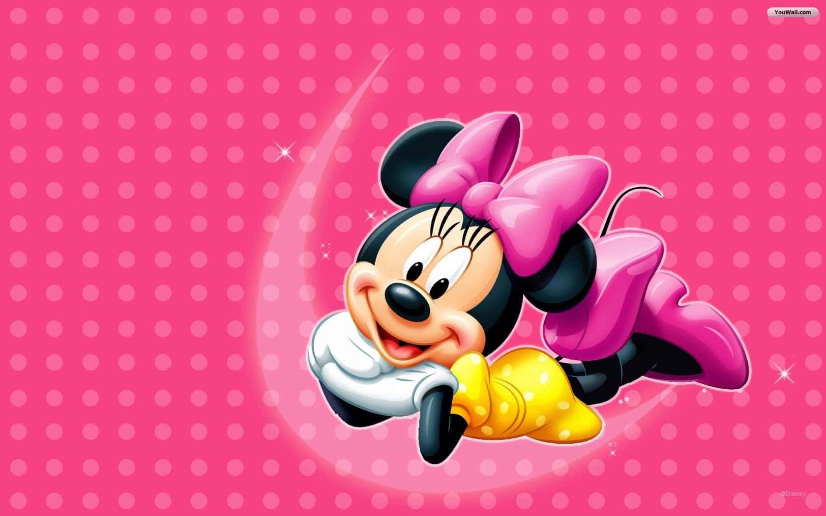 Minnie Mouse Pink Wallpaper