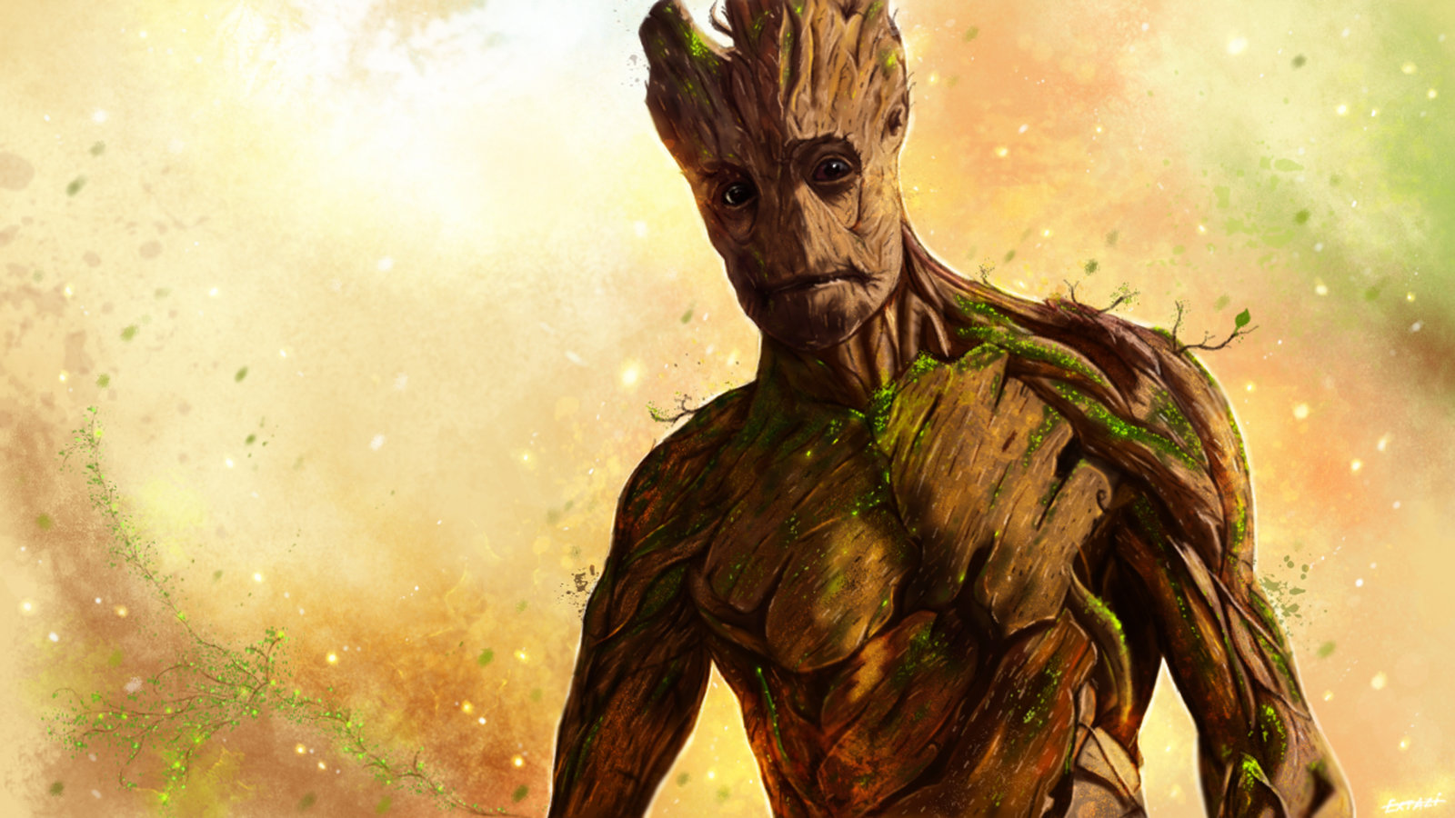 Guardians Of The Galaxy Groot By P1xer