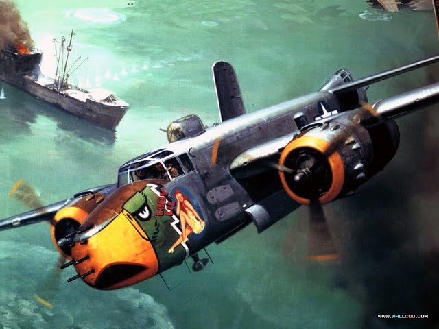 Air Bat Painting Wwii Aircraft By Roy Grinnell Wallpaper