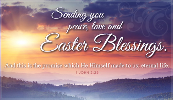 Free Easter Blessings eCard   eMail Free Personalized Easter Cards