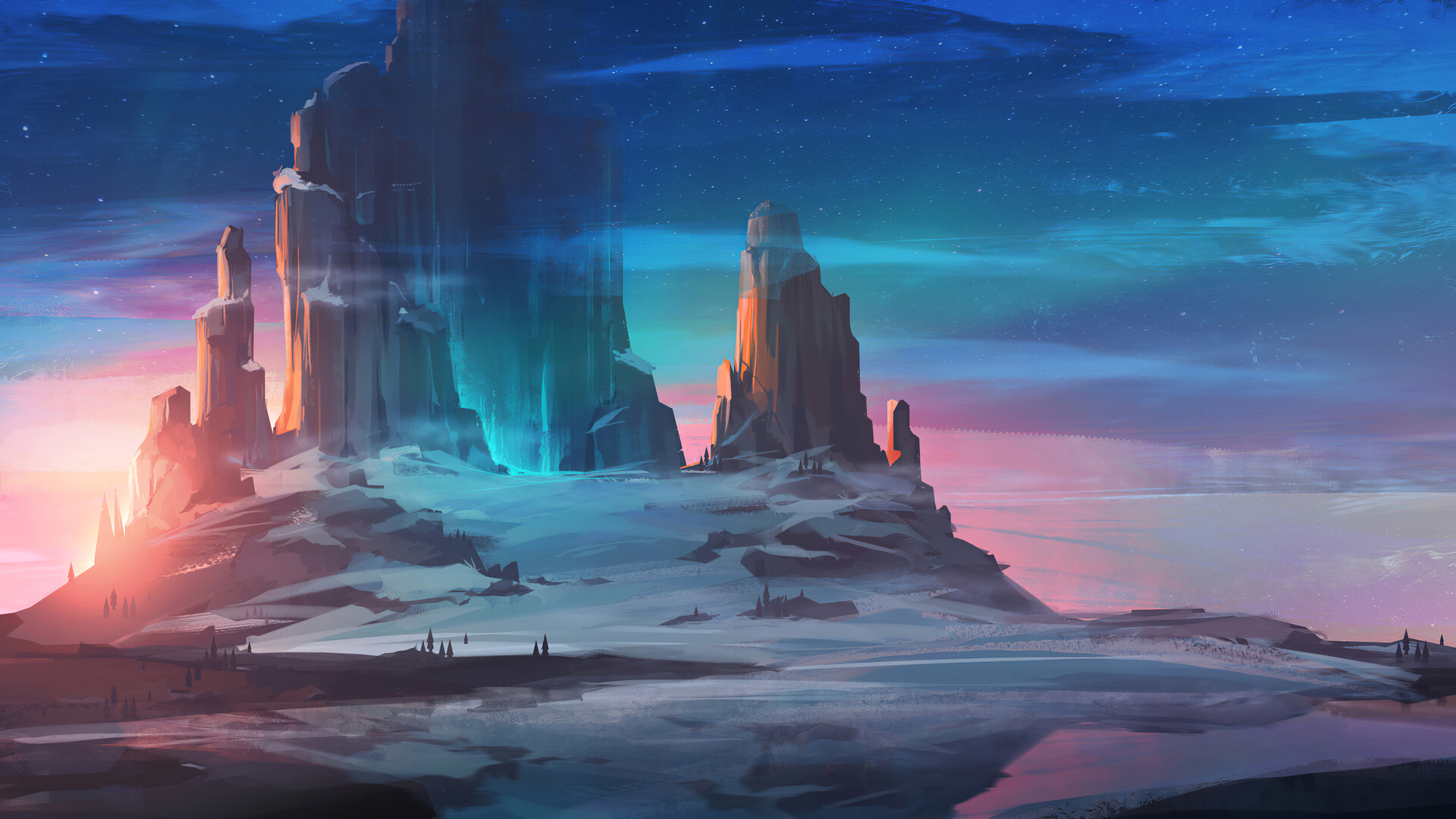 Beautiful Landscape Digital Art 4k Laptop Full HD 1080p Wallpaper