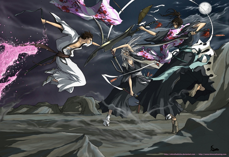 Bleach Fight Anime Boys Wallpaper HD