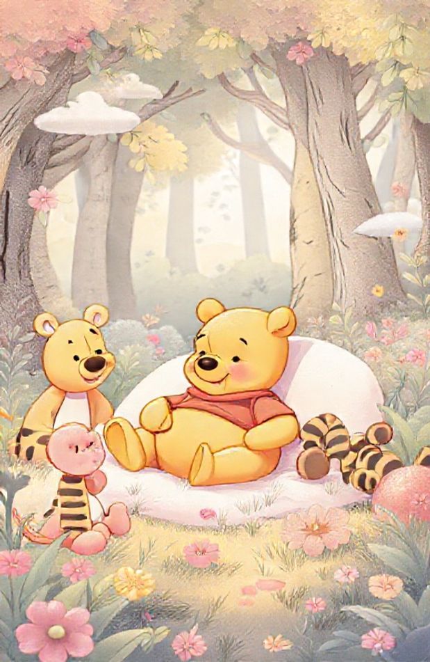 Baby Winnie The Pooh Wallpaper