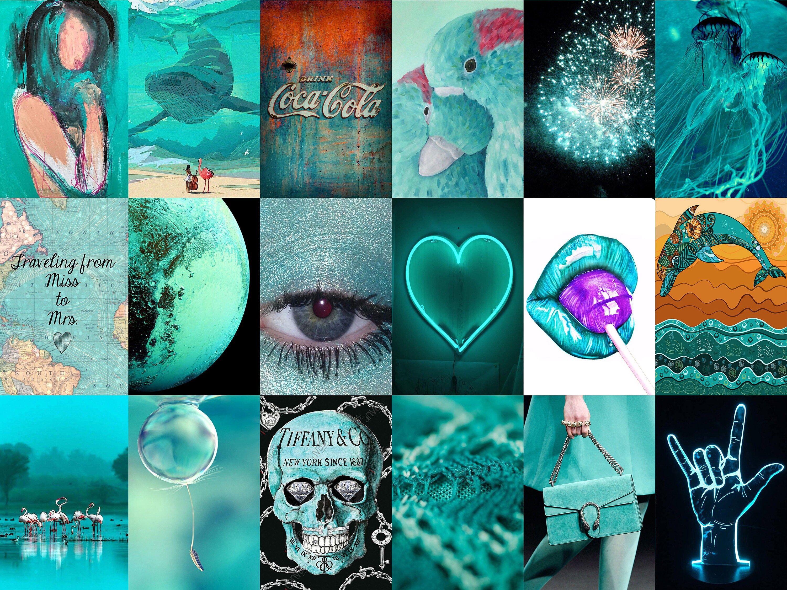 Turquoise Aesthetic Wallpaper