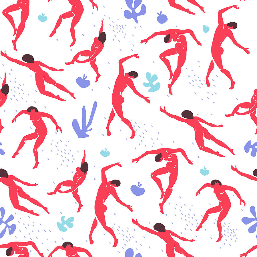 Dancing Pattern Matisse Digital Art By Ahmed Mahmoud