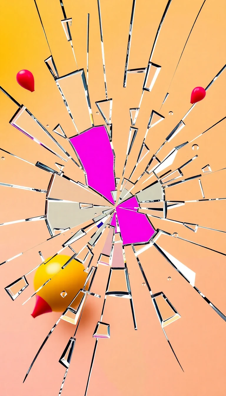 Prank Wallpaper Shattered Screen