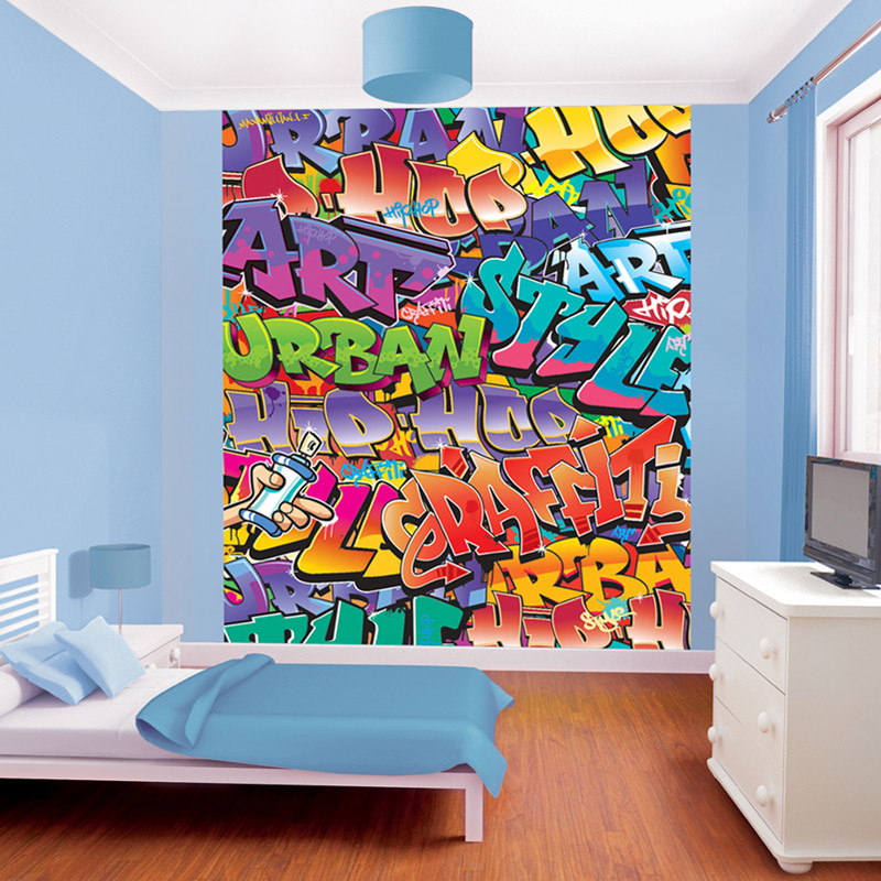 Free Download Walltastic Graffiti Wallpaper Mural 800x800 For Your