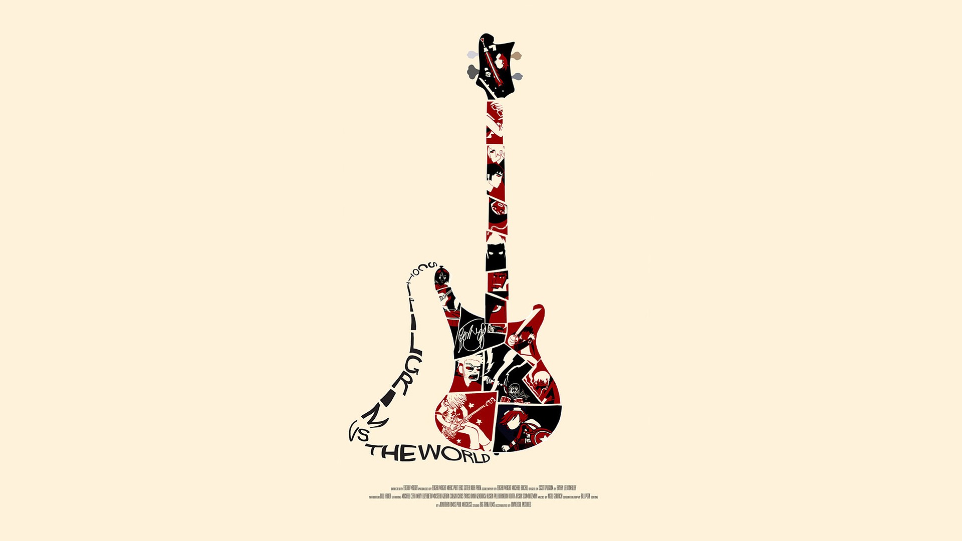 Scott Pilgrim Guitar guitars movie wallpaper background