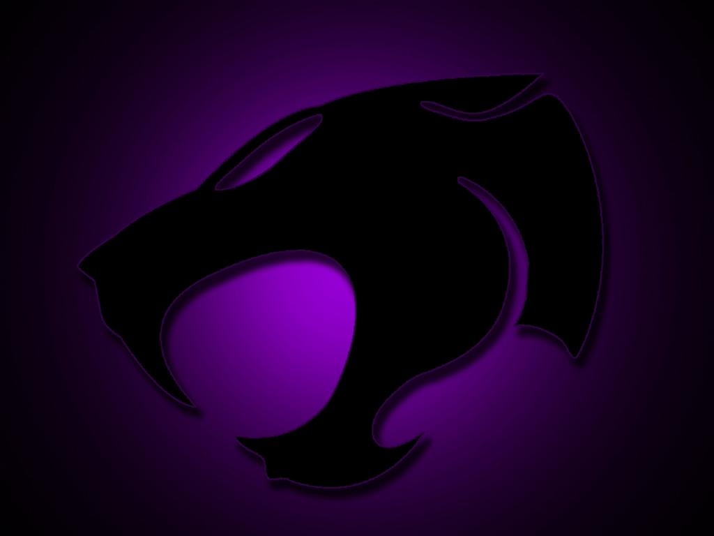 Logo Thundercats Roxo Papel De Parede Sobre