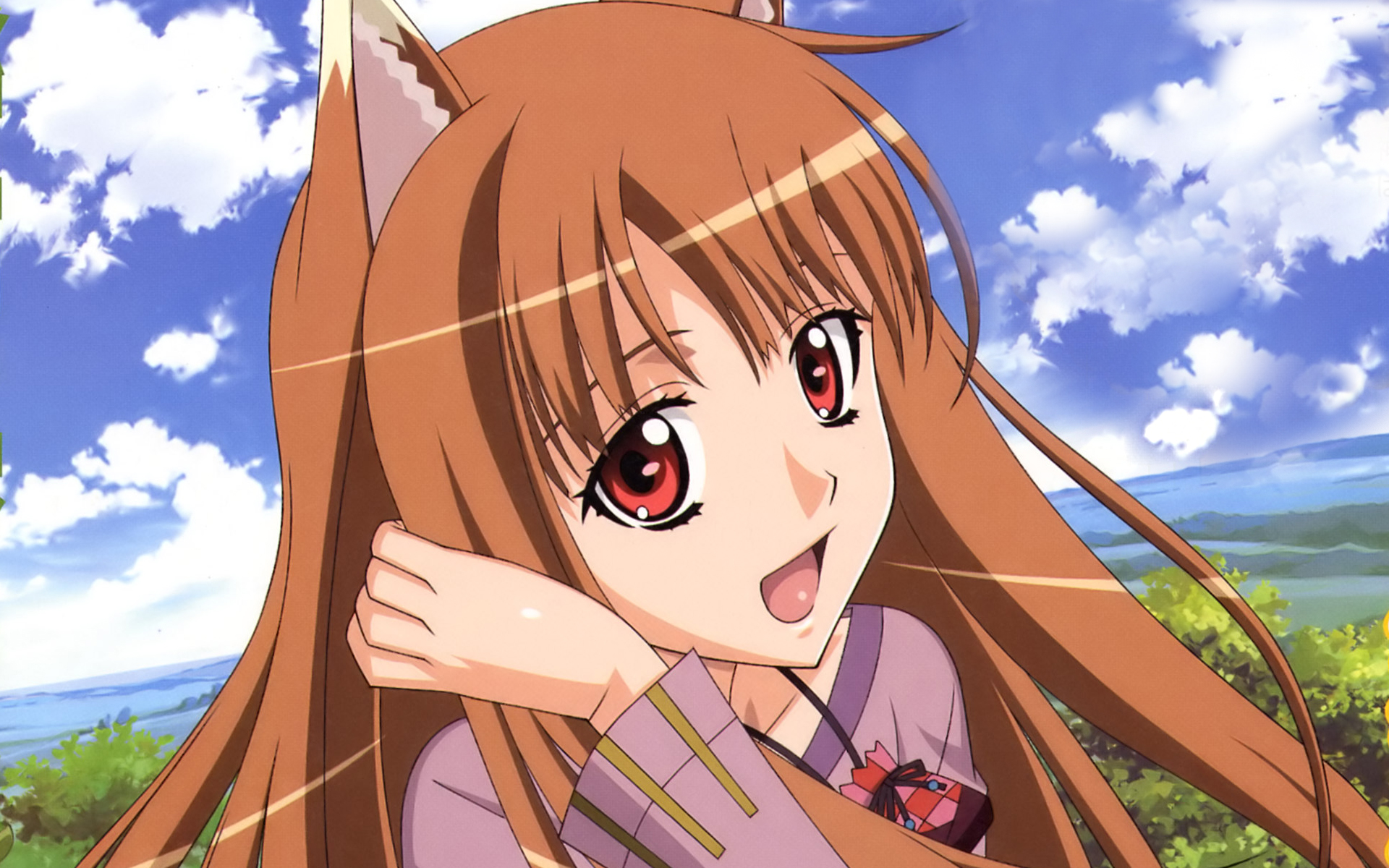 Spice And Wolf Holo The Wise Wallpaper