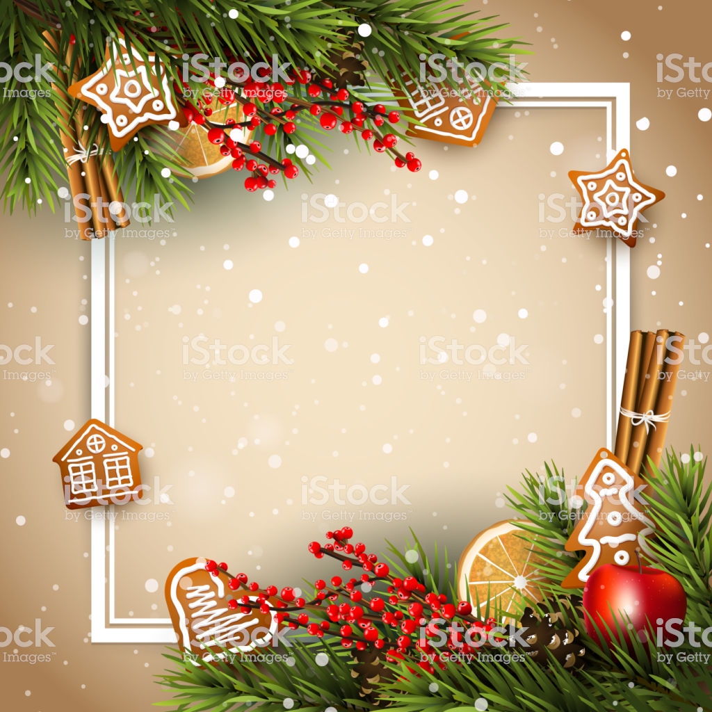 Traditional Christmas Background Stock Illustration