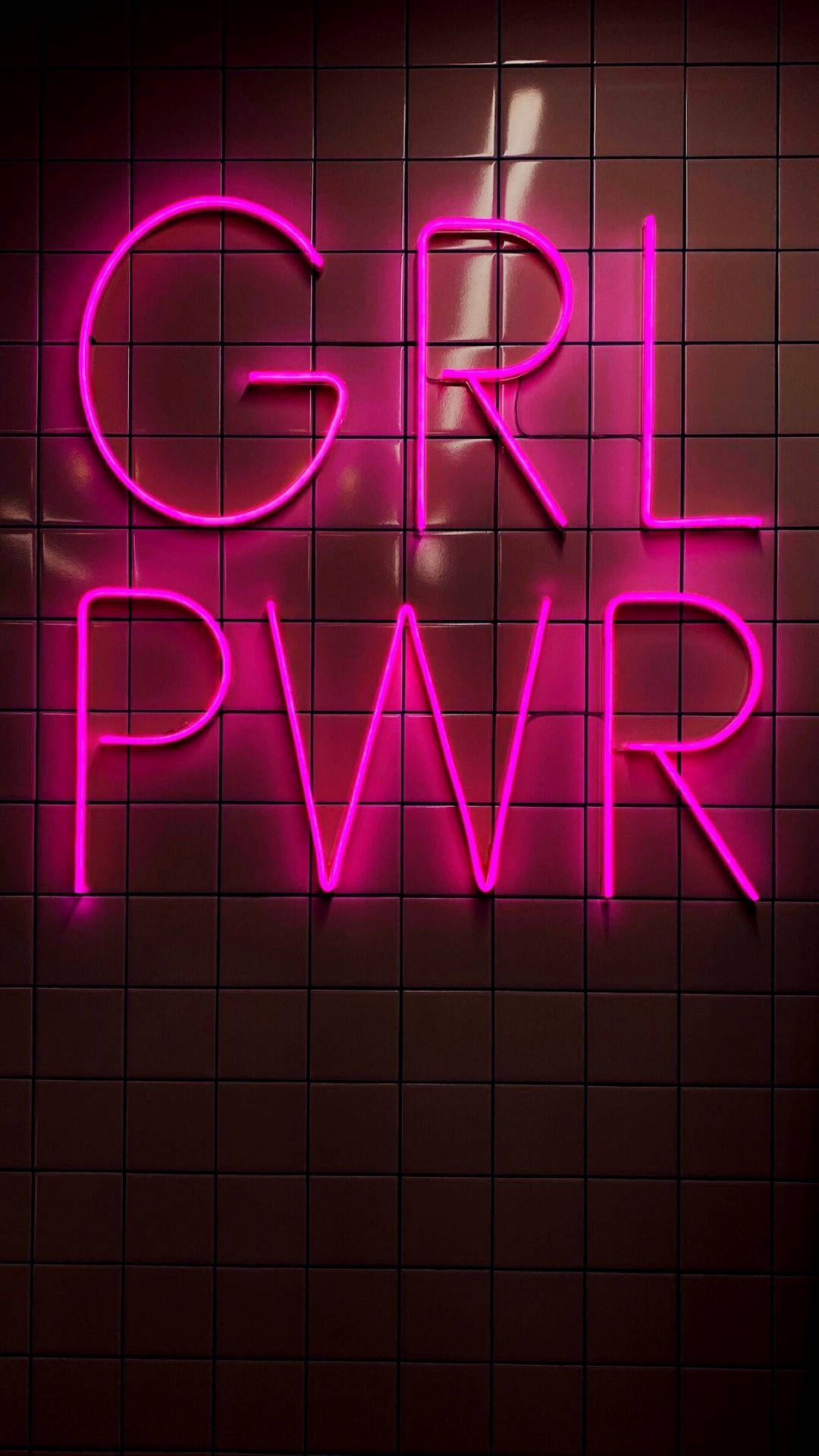Neon Pink Aesthetic Wallpaper