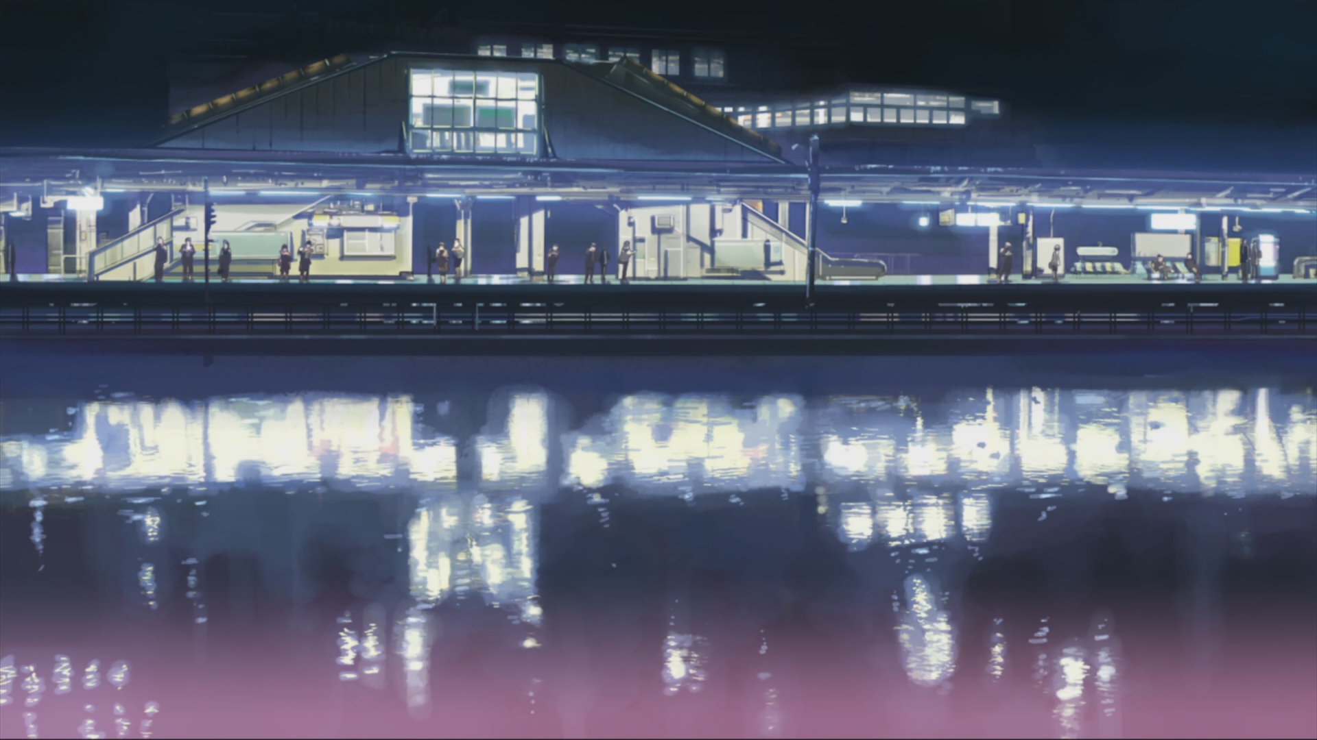 Makoto Shinkai Wallpaper Train Stations