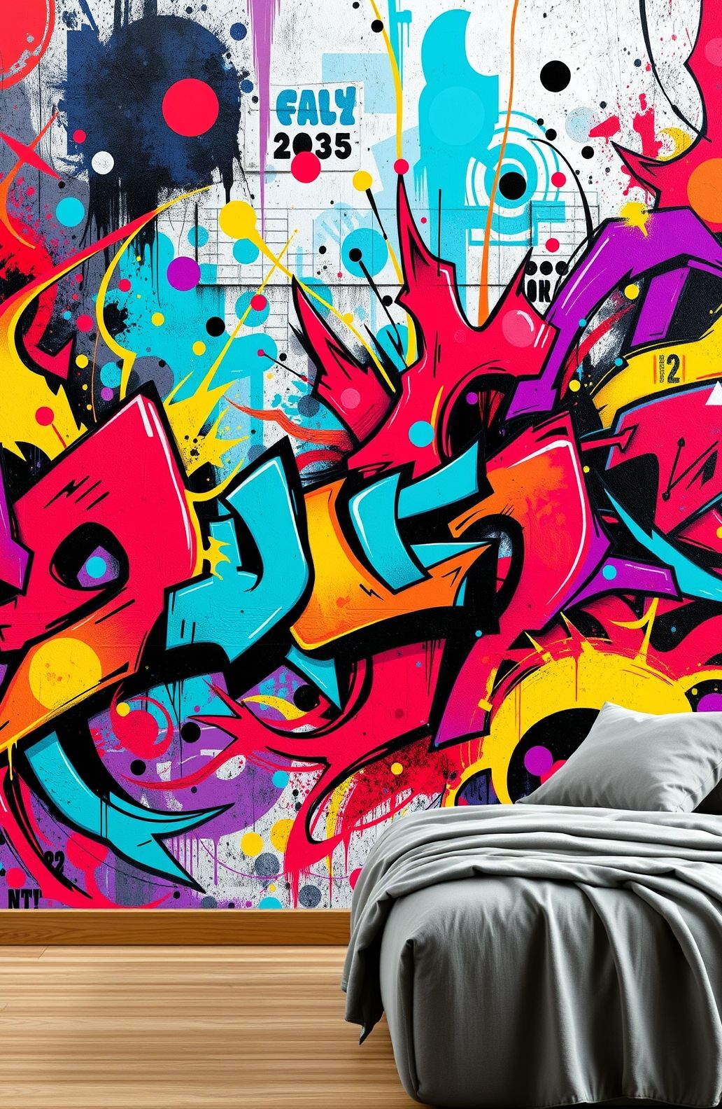 Abstract Graffiti Wallpaper