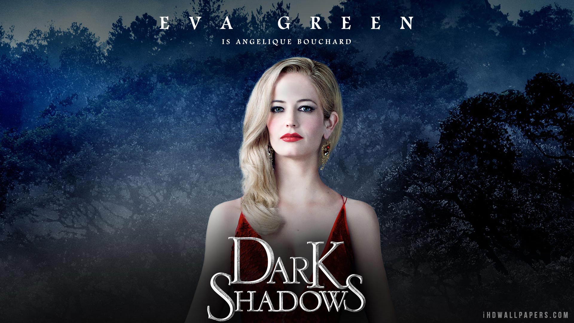 Description Eva Green In Dark Shadows Wallpaper Background