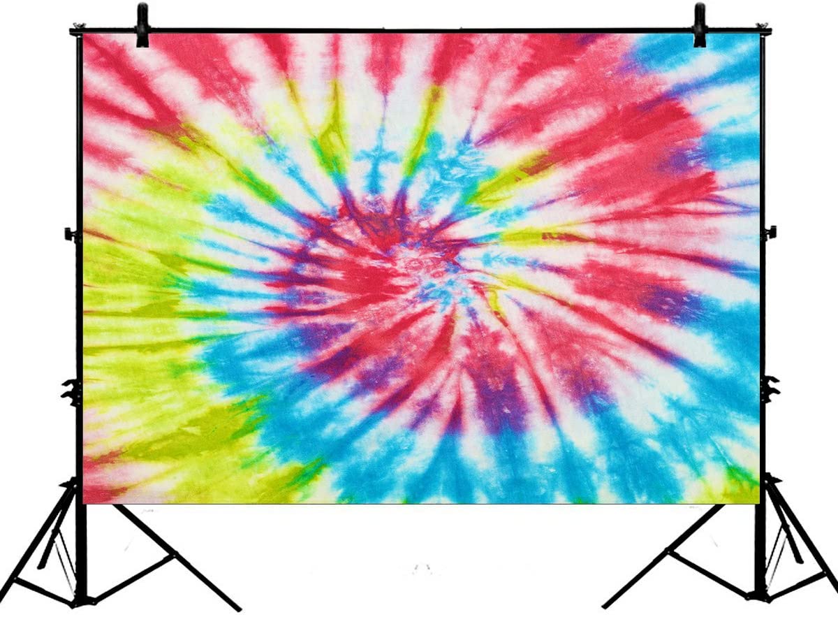 Amazon Popular Rainbow Tie Dye Polyester Photography