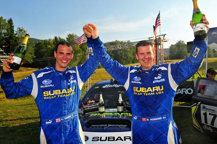 Subaru Driver David Higgins Clinches Second Straight Rally America