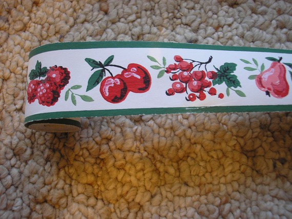 DURO 1940S WALLPAPER BORDER 2 INCHES WIDE by TwinSpruceAntiques