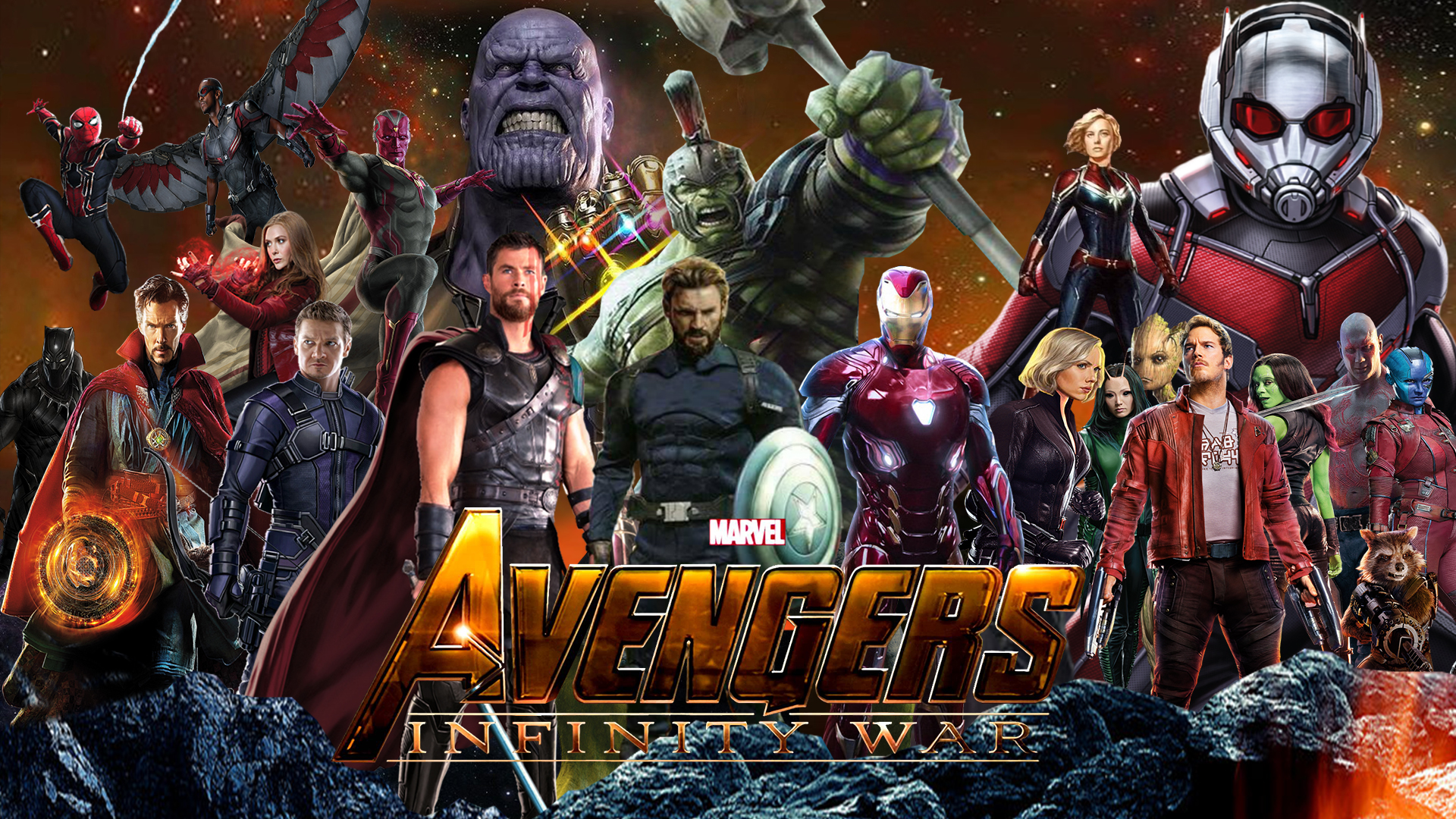 Avengers Infinity War Wallpaper By The Dark Mamba On