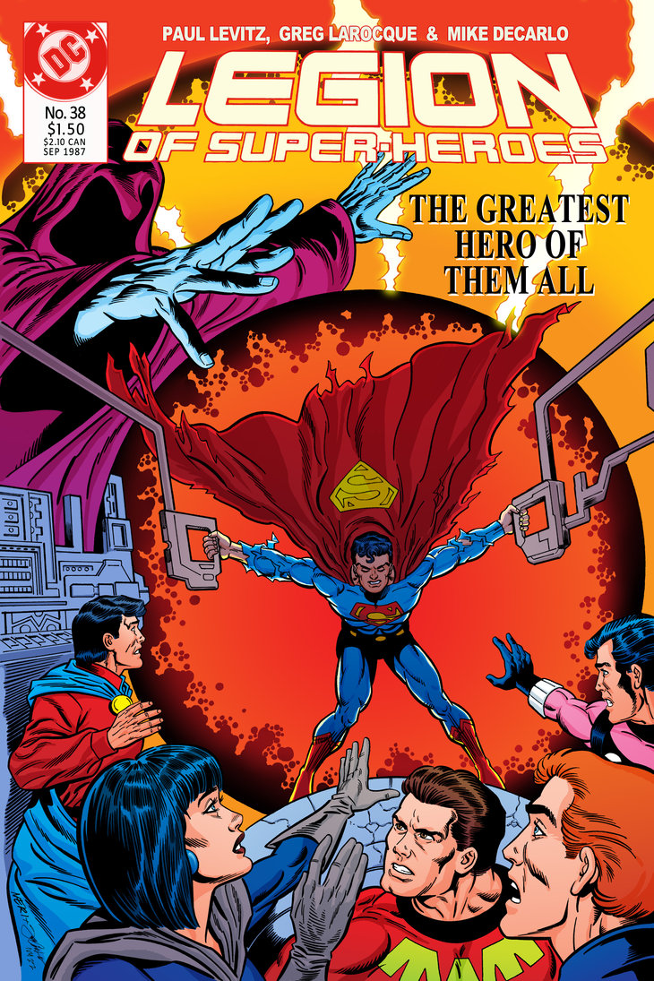 Legion Of Superheroes Alternate Cover By Jovigolf
