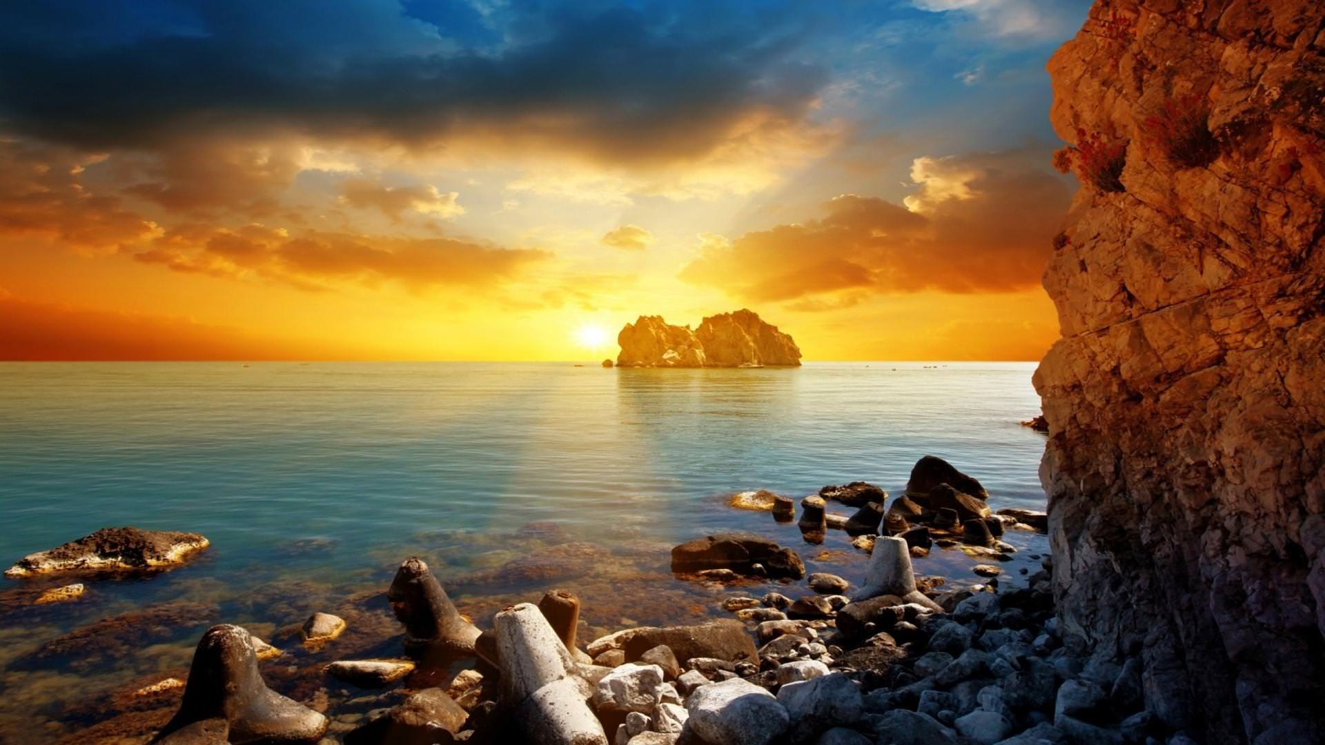 Best Beach Sunset Desktop Wallpaper Creatives