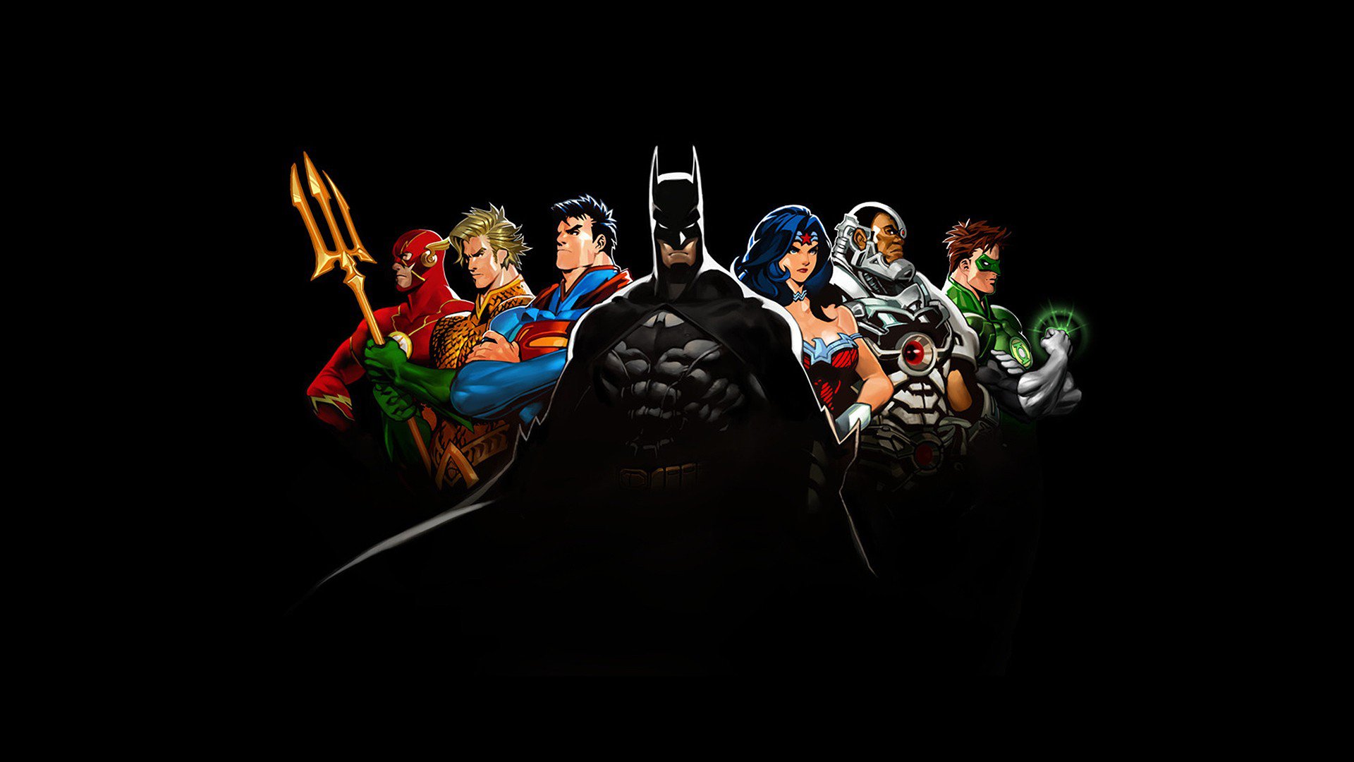 Wallpaper justice league dc comics batman superman wonder woman