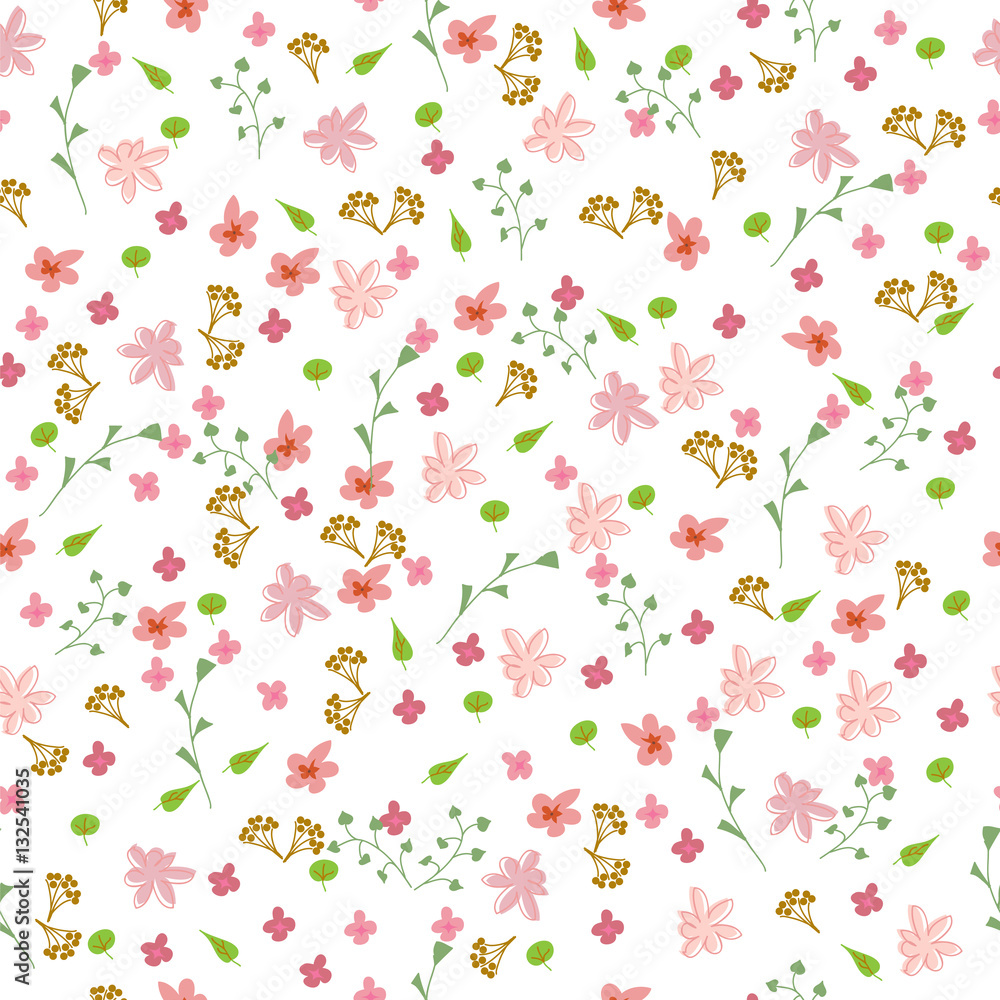 Floral Pattern Wallpaper