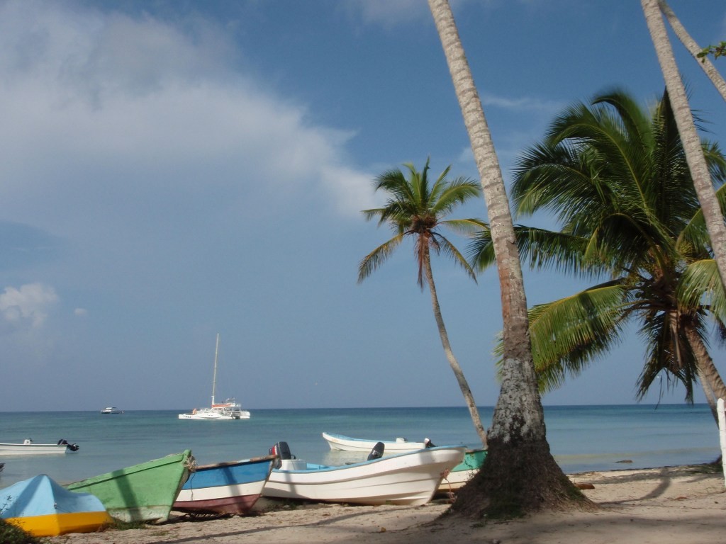 Dominican Republic Ocean Tropical Paradise Boats Beach Bayahibe Diving