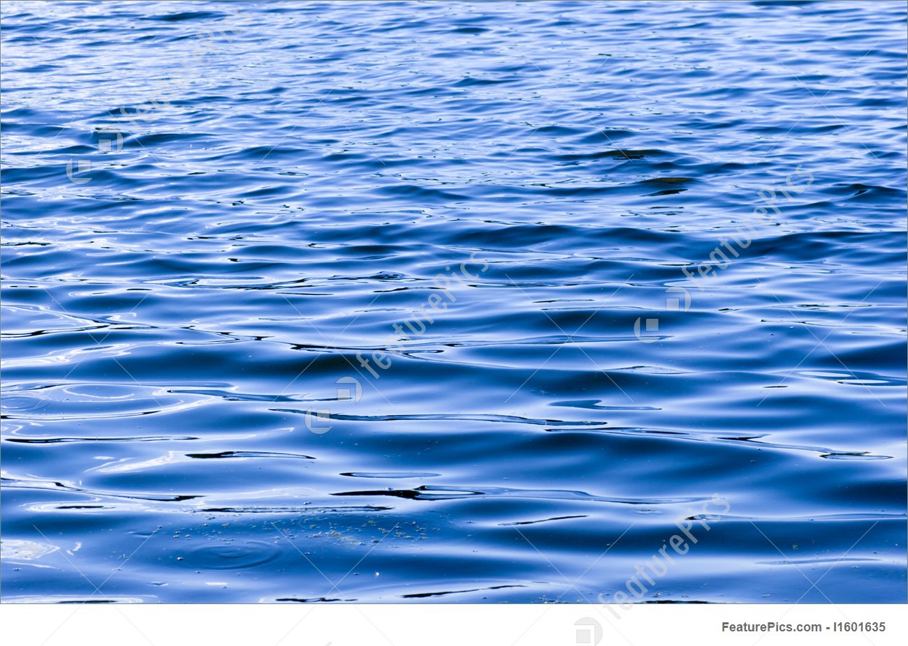 Deep Blue Flowing Water Background