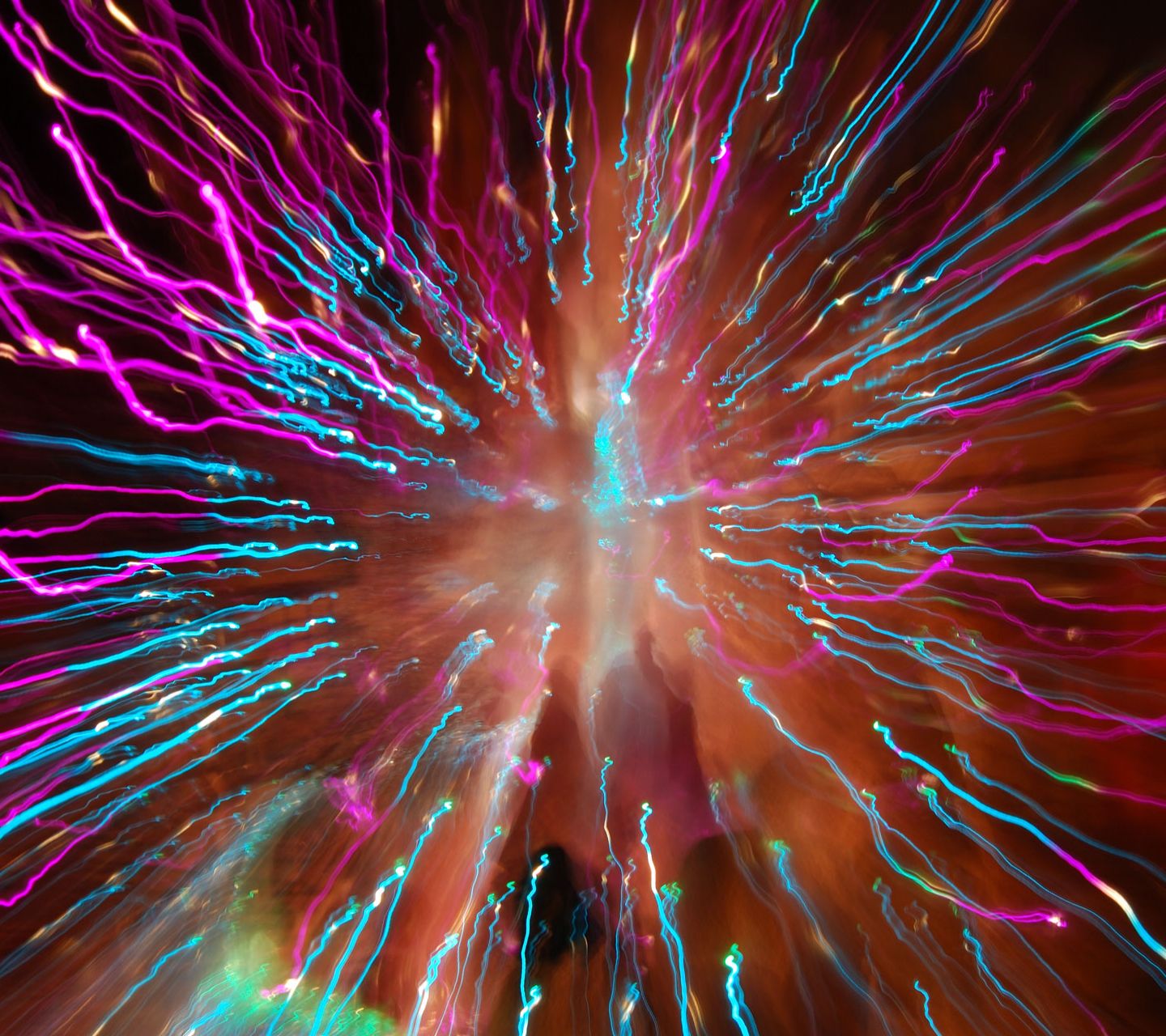 Fireworks Nebula Android Wallpaper