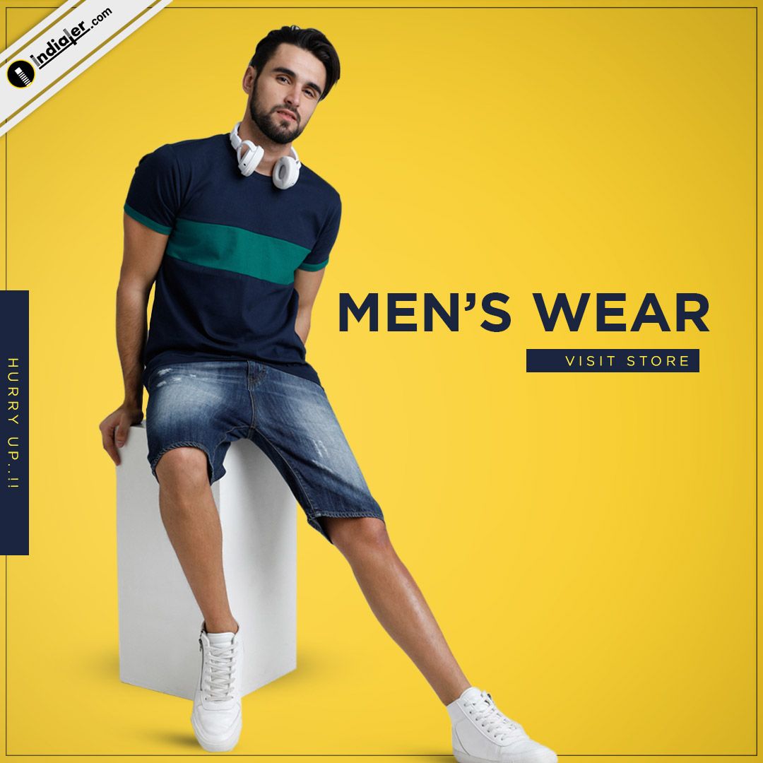 Fashion Photography Mens Banner Wallpaper